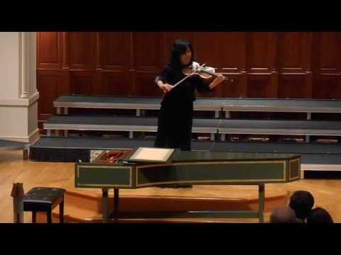 Akemi Takayama - Bach Solo Sonata No. 1, Adagio & Presto