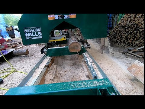 Woodland Hm126 sawmill tips, tricks, modifications at 33hrs