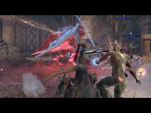 【石化する者達】ESO アルゴニアン（argonian）♀の石化ケモリョナ(Petrification kemoryona) #3