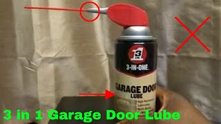 Video thumbnail for ✅  How To Use 3 in 1 Garage Door Lube Review by The Stuff I Use Channel