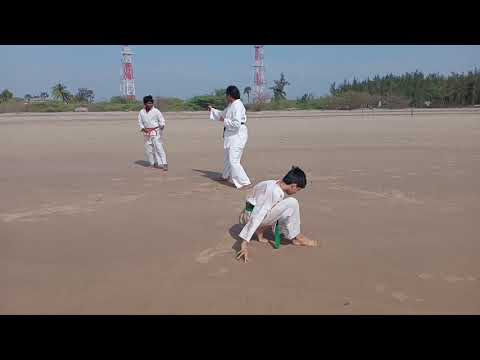karate sai satwika kata performance