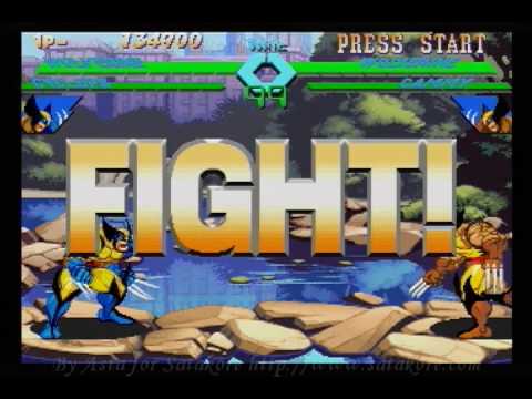 x-men vs street fighter sega saturn
