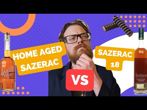 Can You Age Sazerac at Home and Beat Sazerac 18? #whiskey #happyhour #rye