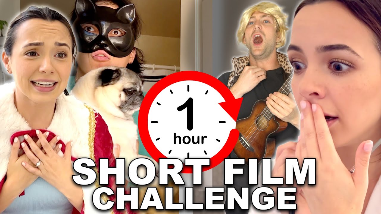 Who Can Make The Best Short Film in 1 Hour - Merrell Twins