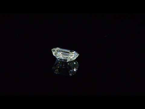 1.01ct Emerald Cut, J Color, VS2 Clarity EGL USA Certified