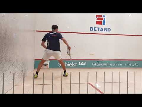 SQUASH. He wants to be Ramy Ashour so bad