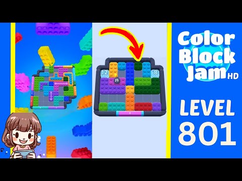 Color Block Jam Level 407 (801) Solution Walkthrough