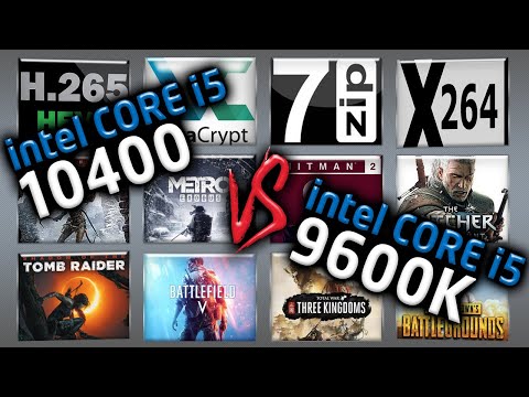 Intel i5 10400 vs Intel i5 9600K Benchmarks – 15 Tests 🔥