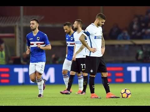 Sampdoria-Inter 1-0 Serie A Highlights & gol RECALCATI FURIOSO