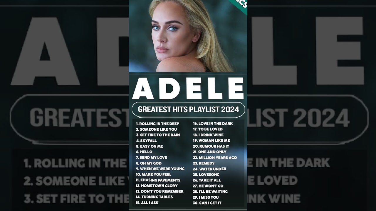 Adele Best Songs Playlist 2024 ~ The Best Of Adele ~ Adele Greatest Hits Full Album 2024