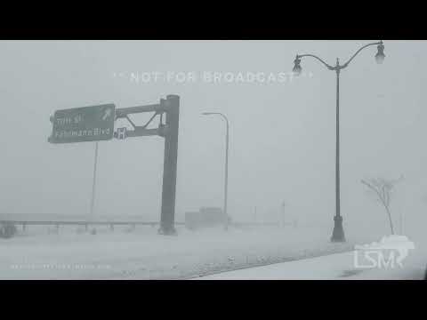 12-15-2025 Buffalo, NY - Lake Effect Snows Cause Traffic Troubles