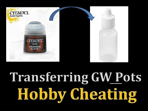 Hobby Cheating 264 - Transferring GW to Dropper Bottles