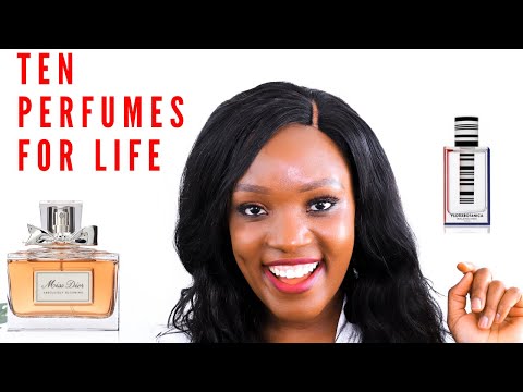 KEEP ONLY 10 FRAGRANCES FOR LIFE