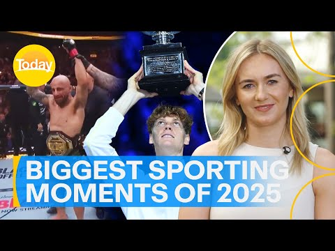 Biggest sporting moments of 2025 | Today Show Australia