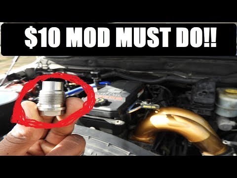 FUEL RAIL PLUG INSTALL ON CUMMINS 6.7/ CHEAP MOD