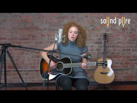 Cassie Taylor singing "Lay My Head on Your Pillow" at Sound Pure Recording Studios