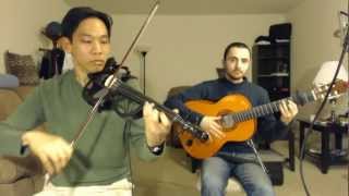 James Bond 007 / Nancy Sinatra - You Only Live Twice (guitar and electric violin cover video)