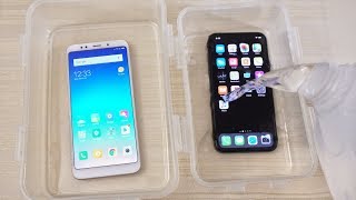 Video thumbnail for Xiaomi Redmi 5 Plus vs iPhone X - WATER Test! by Tech Timmers
