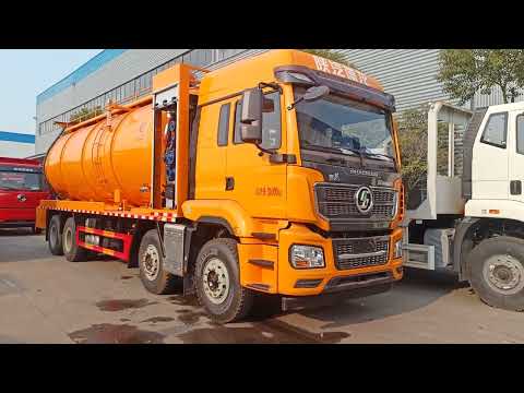 Thumbnail for Shacman 6x4 M3000S 18cbm sewage suction truck vacuum truck septic tank cleaning truck for sale by Automobile, Isuzu, video, Car, Vehicle, Truck, Van, vide