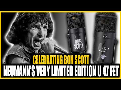 Celebrating Bon Scott’s 80th Birthday With The Neumann U 47 fet Bon Scott Edition