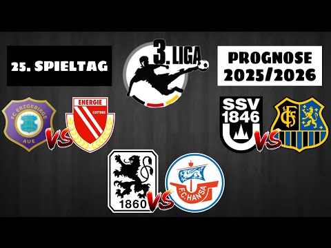 Matchday 25, 3rd League: Prediction 2025/2026! / 1860 Munich vs. Hansa Rostock