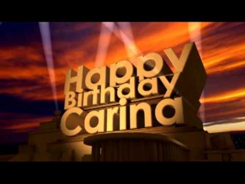 Happy Birthday Carina