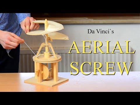 Building Leonardo Da Vinci´s flying screw | Do you think it can fly?