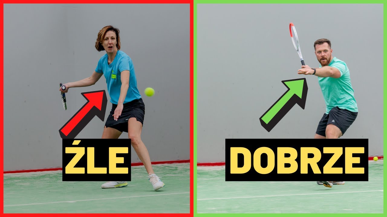 FOREHAND (FORHEND). 3 NAJCZĘŚCIEJ POPEŁNIANE BŁĘDY I JAK JE POPRAWIĆ | NAUKA TENISA