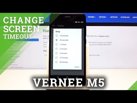 How to Change Screen Timeout on VERNEE M5 – Screen Wait Time