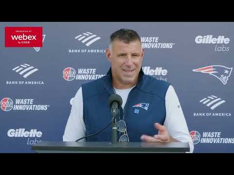 Mike Vrabel: 'Every Day is an Important Day in Training Camp.' | Patriots Press Conference