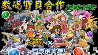 [閒聊] 數碼寶貝 合作 角色能力簡評