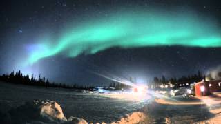 preview picture of video 'Northern Lights (Aurora Borealis), GoPro Hero 4 - Camp Alta, Kiruna'