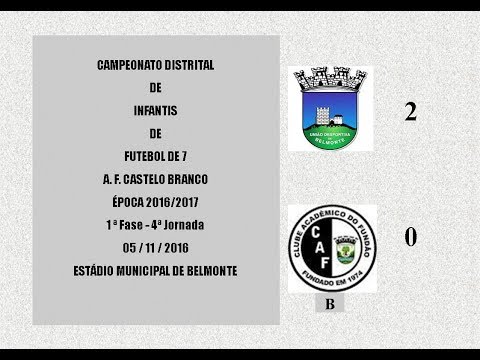 20161105 - 1ª Fase - 4ª Jornada - Belmonte vs CAF B