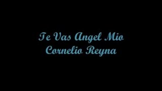 Te Vas Angel Mio - Cornelio Reyna (Letras)