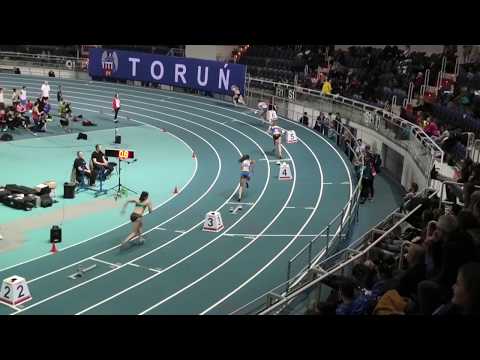 200m kobiet bieg 1 - Toruń 27.01.2019
