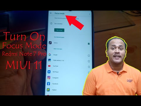 MIUI 11 | Focus Mode Enable on Redmi Note 7 Pro | Redmi Note 7S - Focus Mode