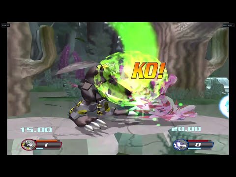 Blackwargreymon combo - digimon rumble arena 2