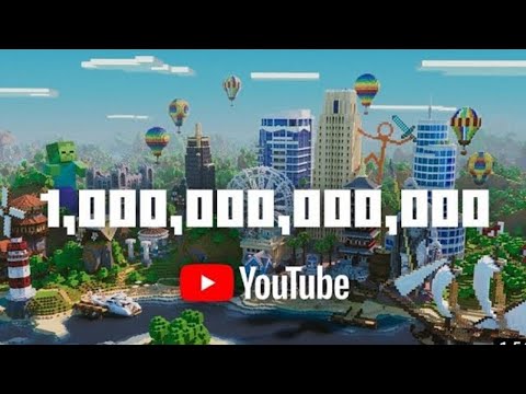 One Trillion Minecraft Views on YouTube and Counting (Reupload read the Description!)