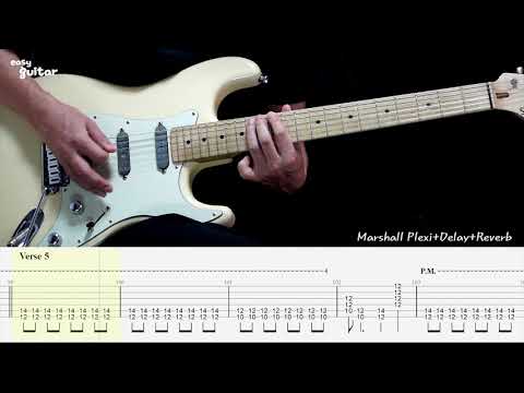 Black Sabbath - Paranoid Guitar Lesson With Tab (Slow Tempo)