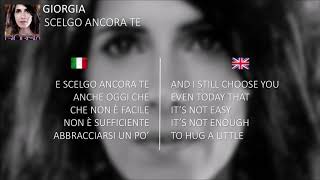 [Italian/English lyrics] Giorgia - Scelgo ancora te