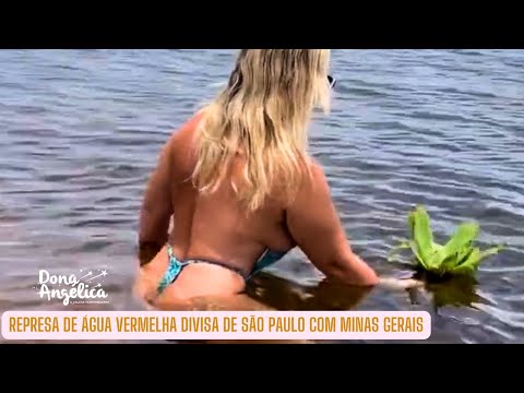 Represa de Água Vermelha na divisa de São Paulo com Minas Gerais