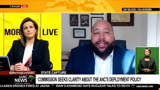 SABC News | Morning Live | Zondo Commission seeks clarity from Gwede Mantashe about the ANC’s deployment policy