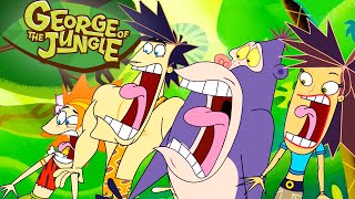 George's Greatest Adventures! 🌴💛 | George of the Jungle | 135 Minute Compilation | Cartoons For Kids