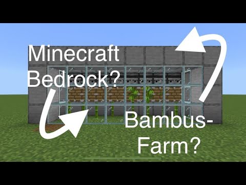 Minecraft Bedrock Bambus-Farm (Tutorial)