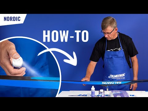 Waxing and cleaning ski skins - cross country ski care tutorial