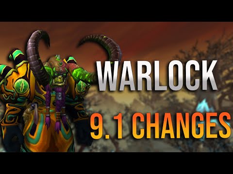 9.1 PTR is HERE! BIG Warlock Buffs, Nerfs, Changes and New Abilities! Is Destruction the New Thing?