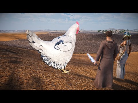 2,000,000 EVIL ARMY ATTACKS THE TOWN GUARDED by STAR WARS JEDI KNIGHT & CLEOPATRA'S - UEBS 2