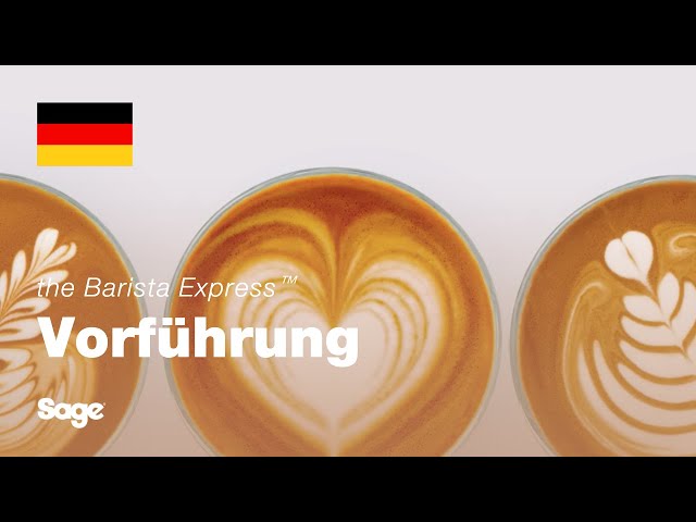 Video teaser for The Barista Express™ | So gelingt perfekter Caffè Latte in unter einer Minute | Sage Appliances DE