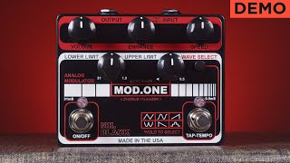 Video thumbnail for This Analog Chorus/Flanger Goes DEEEP | The Mr. Black Mod.One by JayLeonardJ