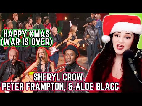 Sheryl Crow, Peter Frampton, & Aloe Blacc Happy Xmas War is Over | Opera Singer Reacts LIVE